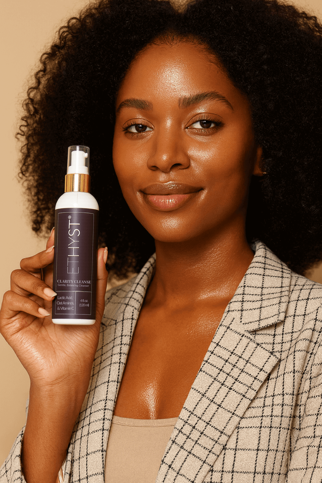 ETHYST® Clarity Cleanse Anti-Aging, Anti-Acne Cleanser cruelty free,fragrance-free,gifts,gluten-free,hydrating,natural ingredients,paraben free,skincare,subscription,vegan Champagne Apothecary. Microbiome-friendly Skincare