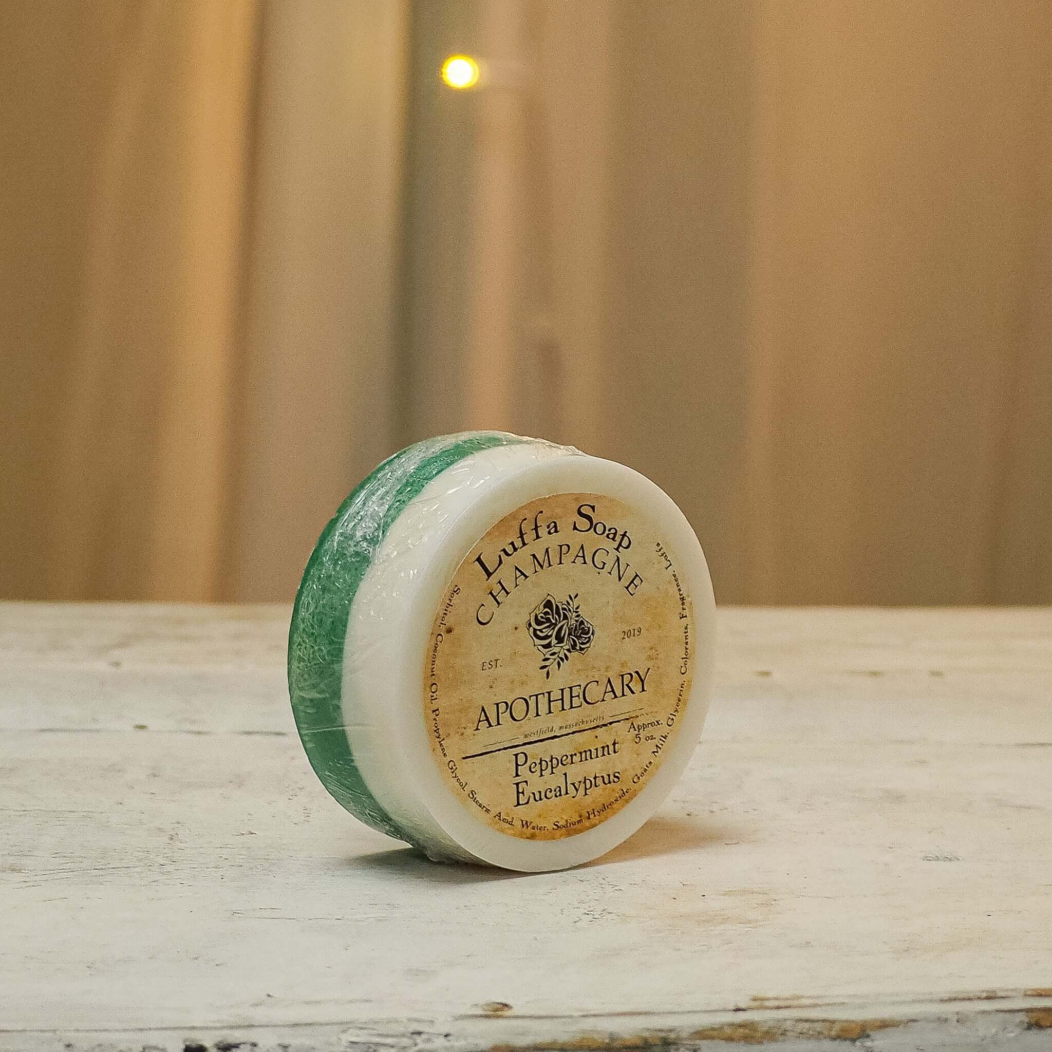 Each Luffa Soap is half luffa sponge and half soap which makes washing your body even easier! This combination of showering materials in one package is a customer favorite. Directions: Apply soap to the skin in the shower or while washing hands to exfoliate and deep-clean skin simultaneously.