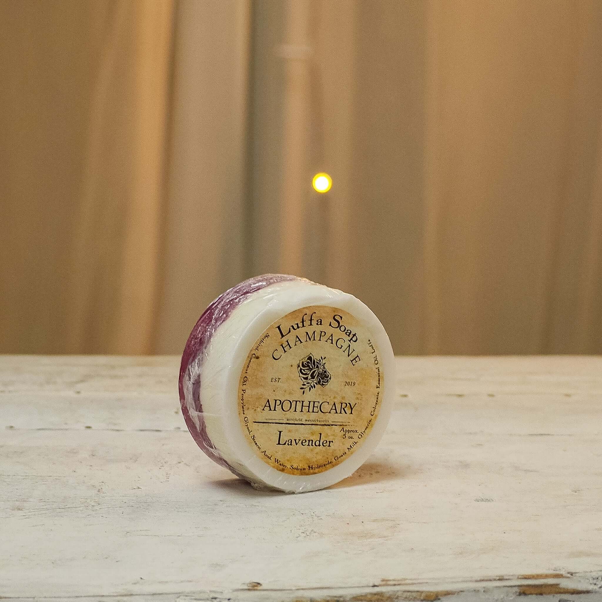 Each Luffa Soap is half luffa sponge and half soap which makes washing your body even easier! This combination of showering materials in one package is a customer favorite. Directions: Apply soap to the skin in the shower or while washing hands to exfoliate and deep-clean skin simultaneously.