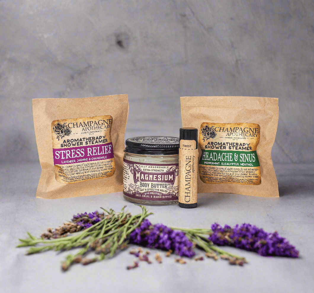 Sleep Support System - Magnesium Butter, Steamers & Lip Balm, restorative, replenishing,