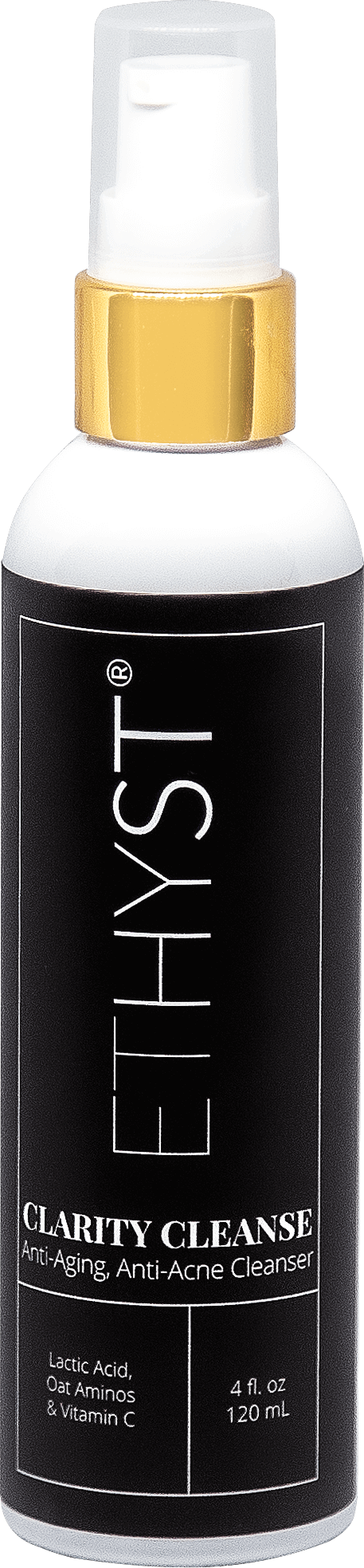 ETHYST® Clarity Cleanse Anti-Aging, Anti-Acne Cleanser cruelty free,fragrance-free,gifts,gluten-free,hydrating,natural ingredients,paraben free,skincare,subscription,vegan Champagne Apothecary. Microbiome-friendly Skincare