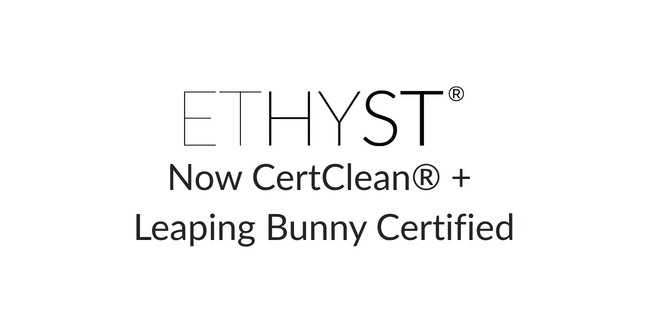 ETHYST® Is Now CertClean® + Leaping Bunny Certified