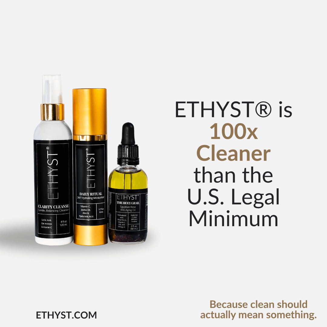 ETHYST® Introduces The Champagne Standard™: A New Benchmark in Clean Beauty That Is 100x Cleaner Than U.S. Legal Requirements