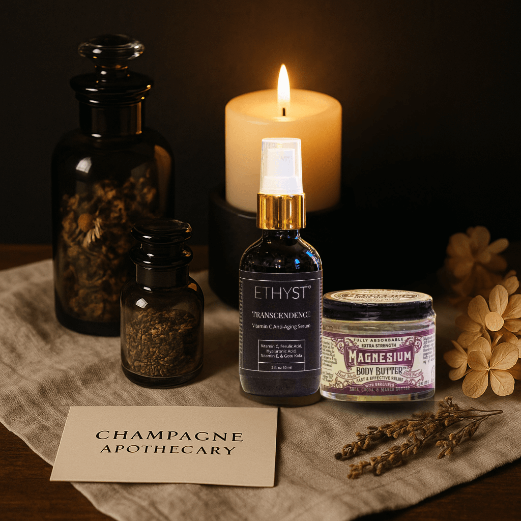 What Makes Champagne Apothecary and ETHYST® Skincare Different? A Clean Beauty Brand That Actually Means It