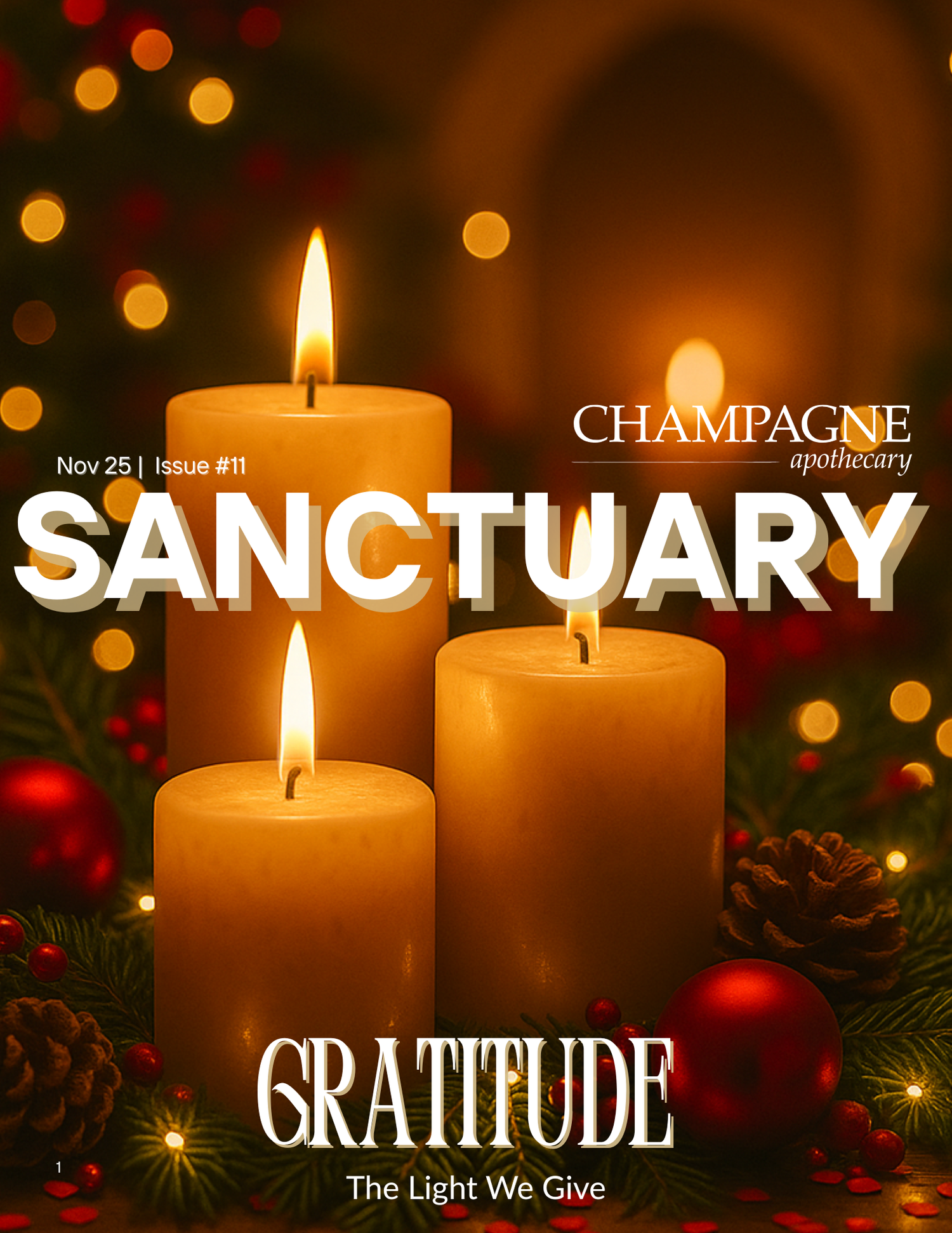 Champagne Apothecary's Sanctuary Magazine Nov '25 | Issue #11