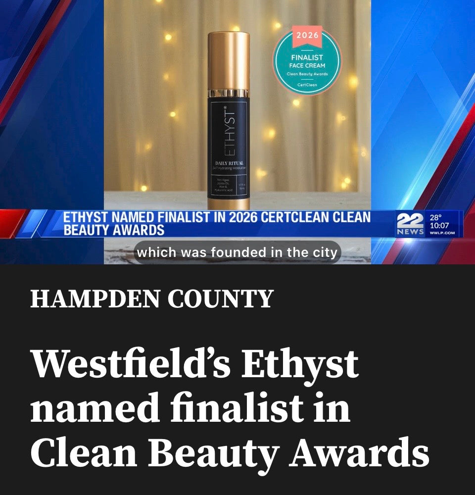 ETHYST® Featured on 22News: Western Massachusetts Founder Recognized for Clean Skincare Innovation