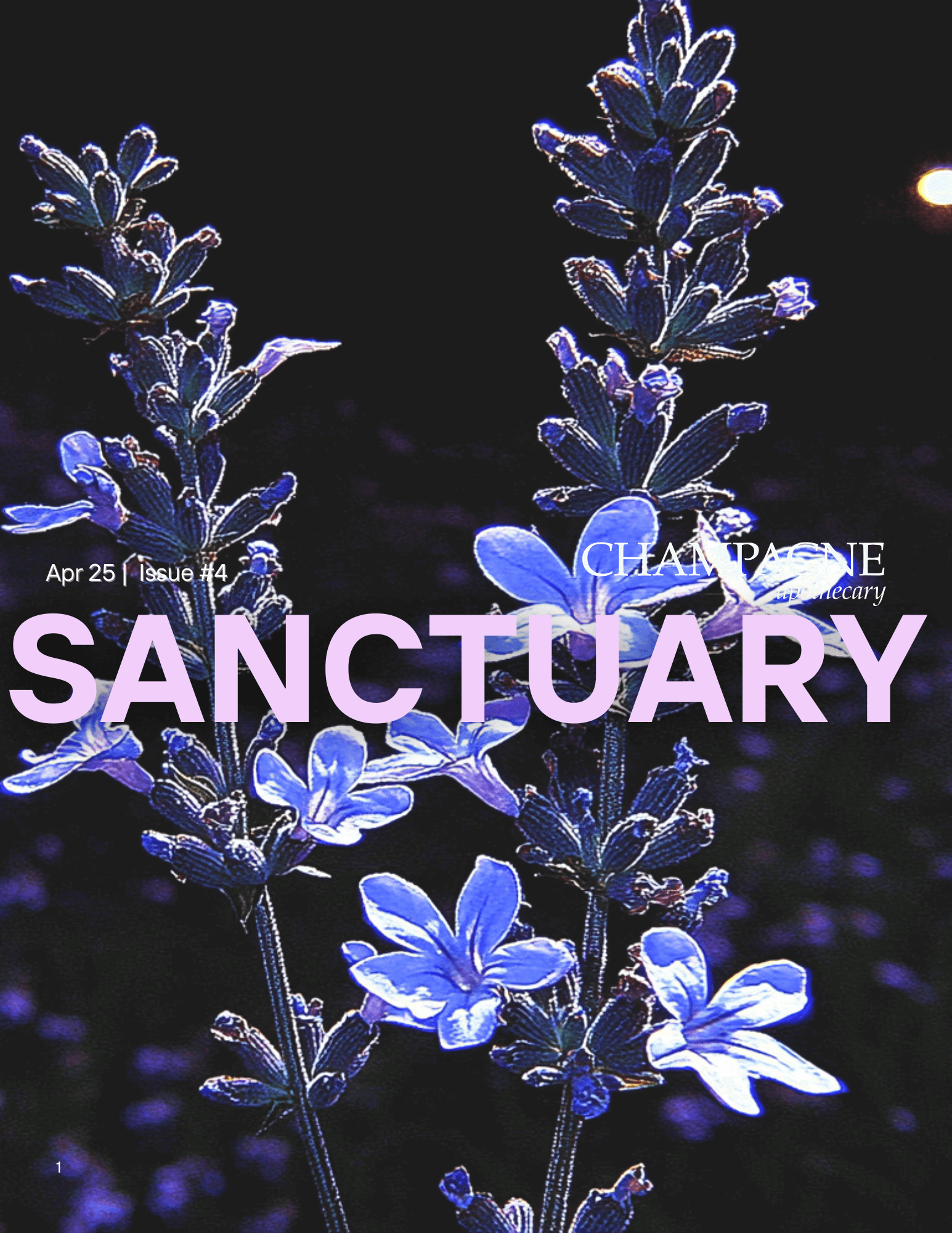 Champagne Apothecary's Sanctuary Magazine Apr '25 | Issue #4