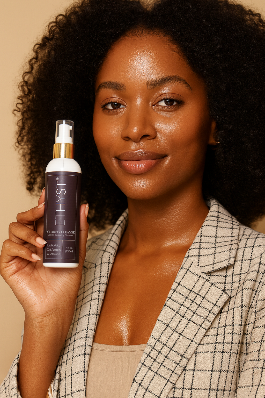 ETHYST® Clarity Cleanse Anti-Aging, Anti-Acne Cleanser cruelty free,fragrance-free,gifts,gluten-free,hydrating,natural ingredients,paraben free,skincare,subscription,vegan Champagne Apothecary. Microbiome-friendly Skincare