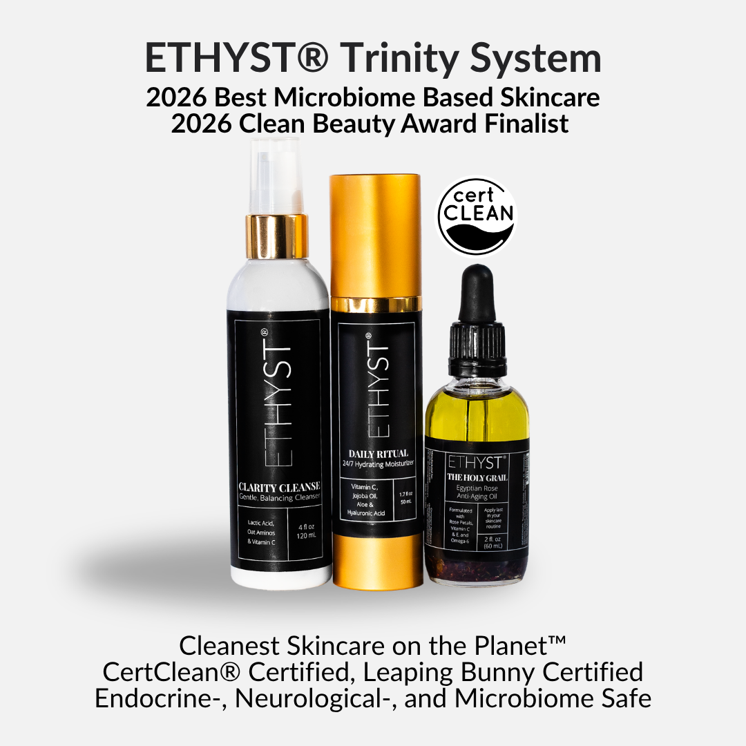 2026 Best Biological Skincare, Trinity System, Cleanest Skincare on the Planet, CertClean Certified, Leaping Bunny Certified, Endocrine Safe