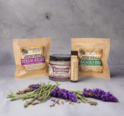 Sleep Support System - Magnesium Butter, Steamers &amp; Lip Balm, restorative, replenishing, 